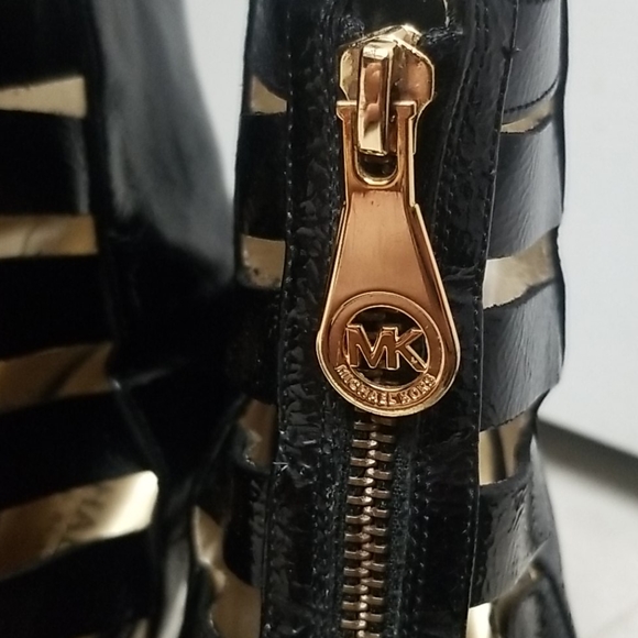 Sexy MICHAEL KORS strappy bootie peep toe heels - Picture 7 of 8